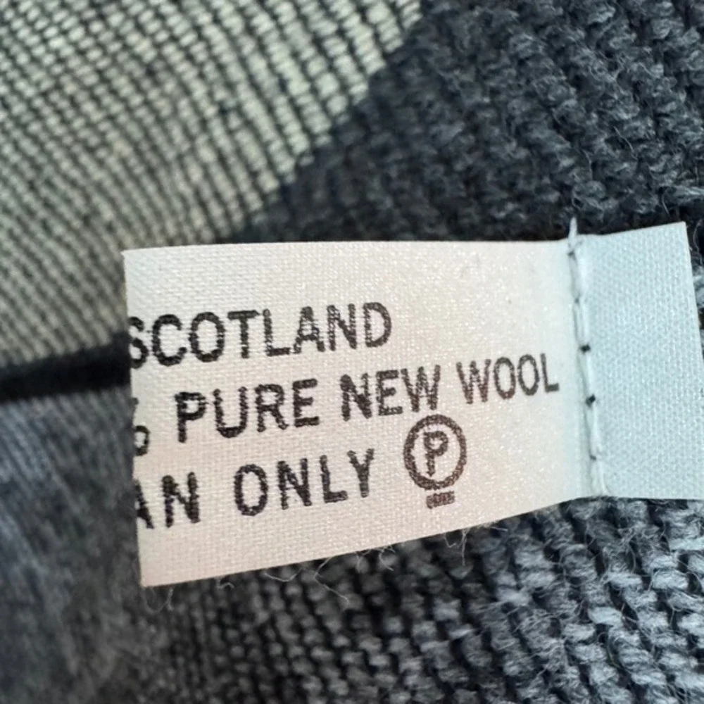 Historic‎ Scotland Wool Blend Viking Scarf Wrap Fringe Celtic Woven Scarf Geilo